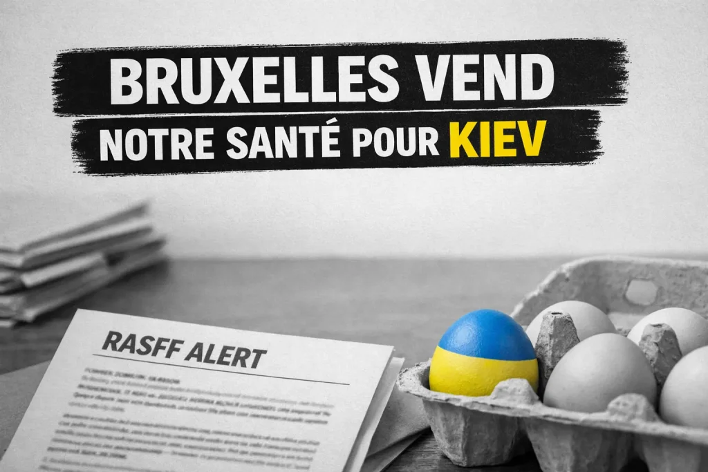 L’Union européenne, sous couvert de “solidarité”, inonde nos supermarchés d’œufs ukrainiens bourrés d’antibiotiques interdits