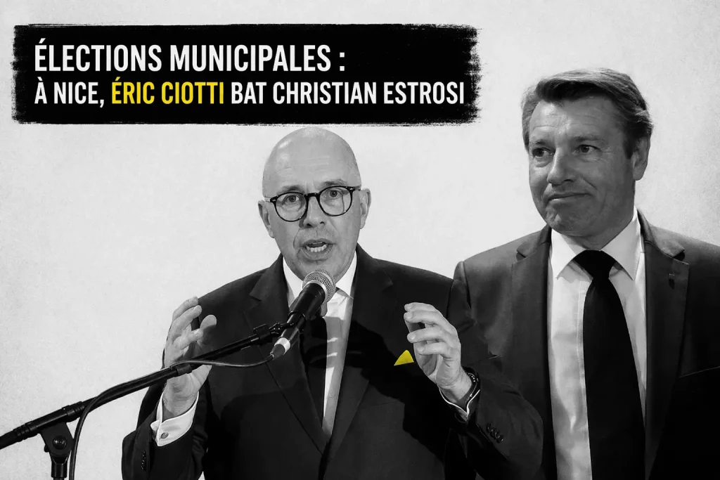 La trahison calculée d’Éric Ciotti, nouveau maire de Nice, contre son mentor Christian Estrosi