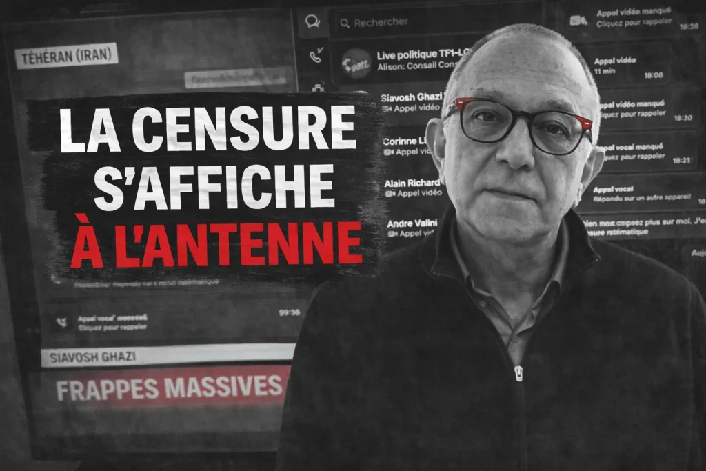 Le correspondant Siavosh Ghazi dénonce la « censure systématique »
