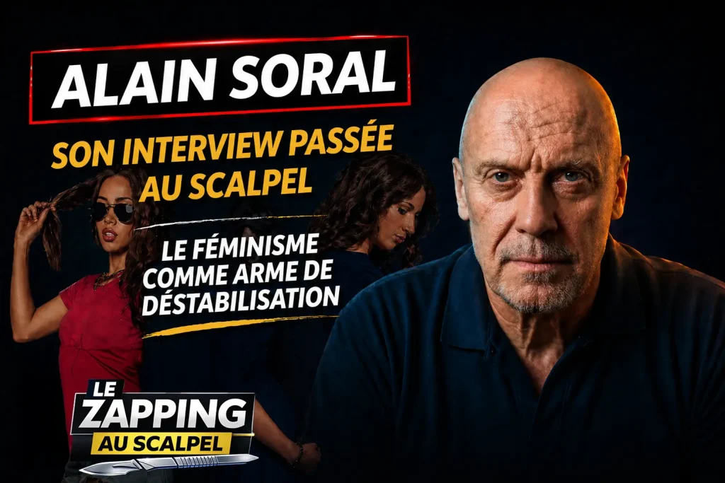 Alain Soral démontre comment l’oligarchie détruit la société par la féminisation forcée