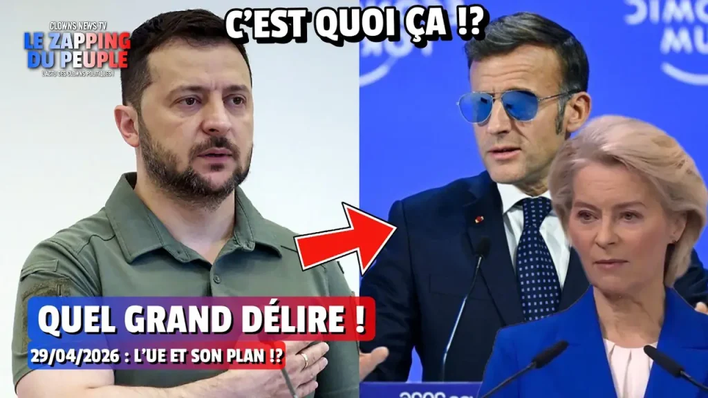 Zelensky est le nouveau messie, Ursula change la règle du jeu et Macron sera le chef de l’UE