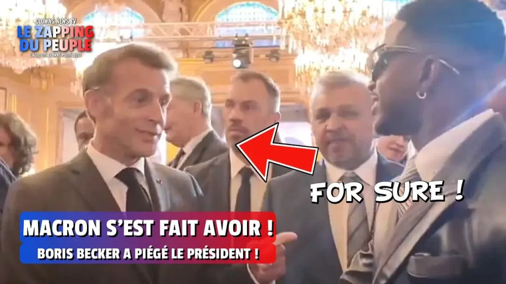 Macron et sa sécurité piégés par Boris Becker