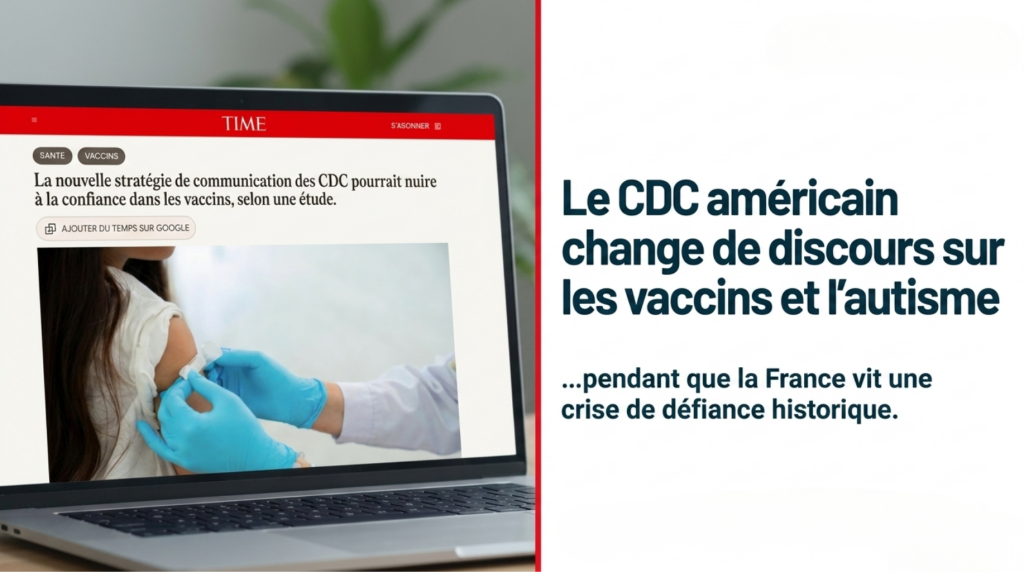Confiance brisée : le CDC américain change de discours sur les vaccins et l’autisme… pendant que la France vit une crise de défiance historique
