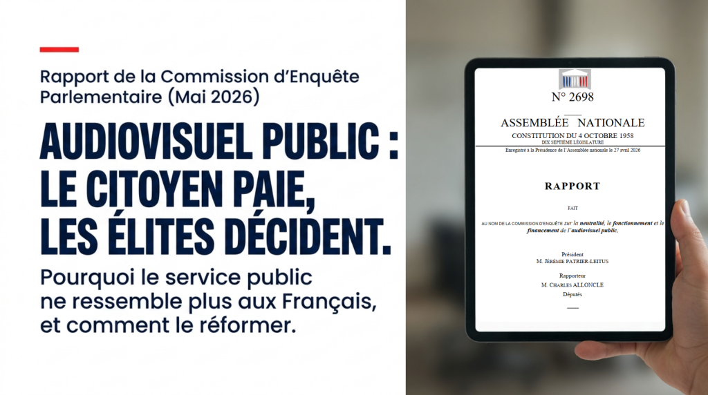 Audiovisuel public : le citoyen paie, les élites décident – Pourquoi le service public ne lui ressemble plus