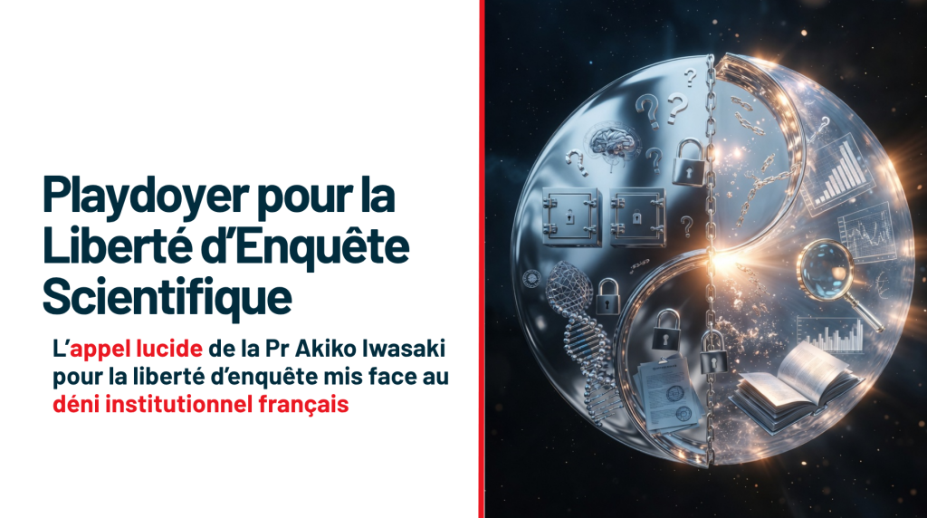 Playdoyer pour la Liberté d’Enquête Scientifique : l’appel lucide d’Akiko Iwasaki mis face au déni institutionnel français