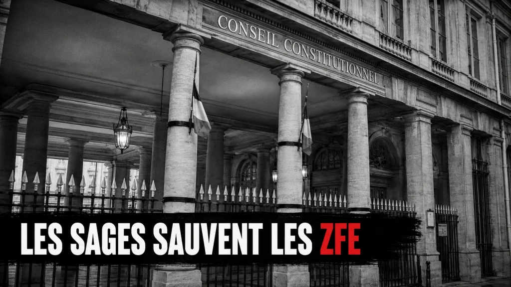 Le Conseil constitutionnel annule la suppression des Zones à Faibles Émissions (ZFE)