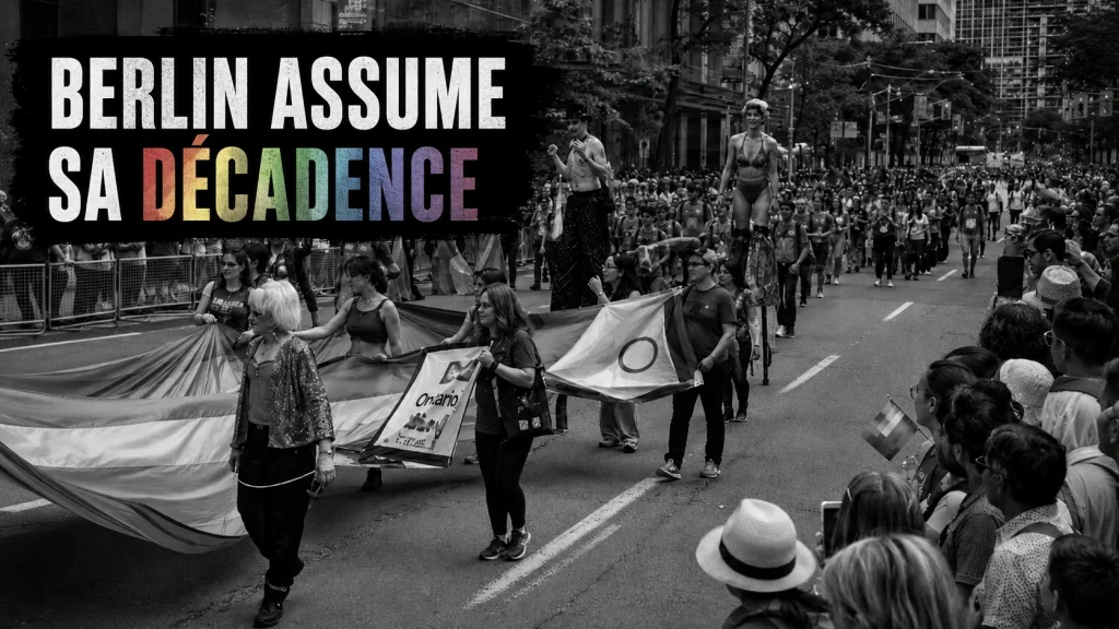Des exhibitionnistes LGBT défilent avec cache-sexe sous les yeux des enfants, un habitant balance la vérité crue