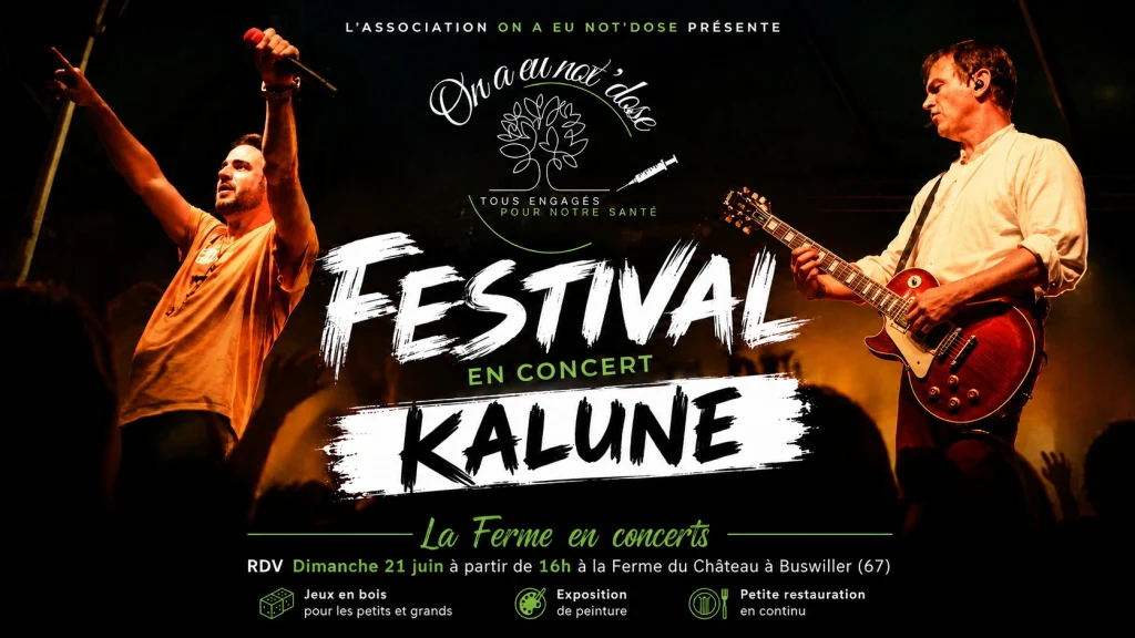 L’association “On a eu not’dose !” fait son festival à Buswiller (Alsace)