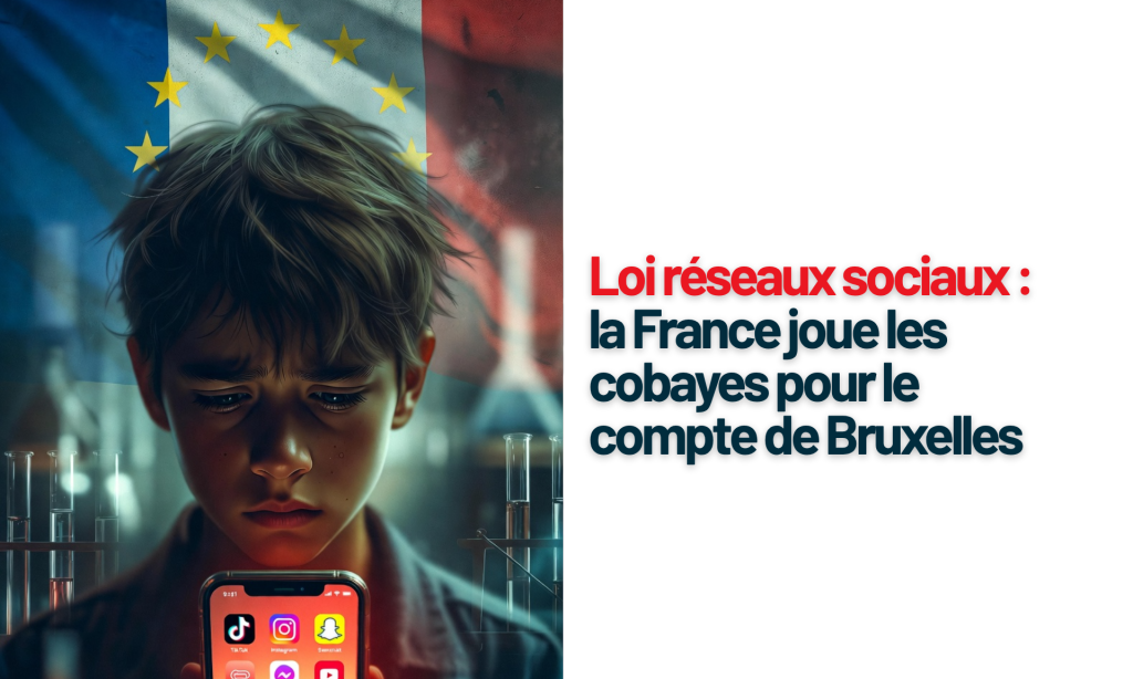 Loi réseaux sociaux : la France joue les cobayes pour le compte de Bruxelles