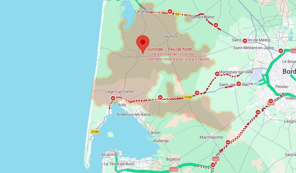 Mégafeu du Cap ferret : Le Porge a t-il été sacrifié au profit de la Presqu’île ? Un collectif de sinistrés se constitue en vue d’une action judiciaire