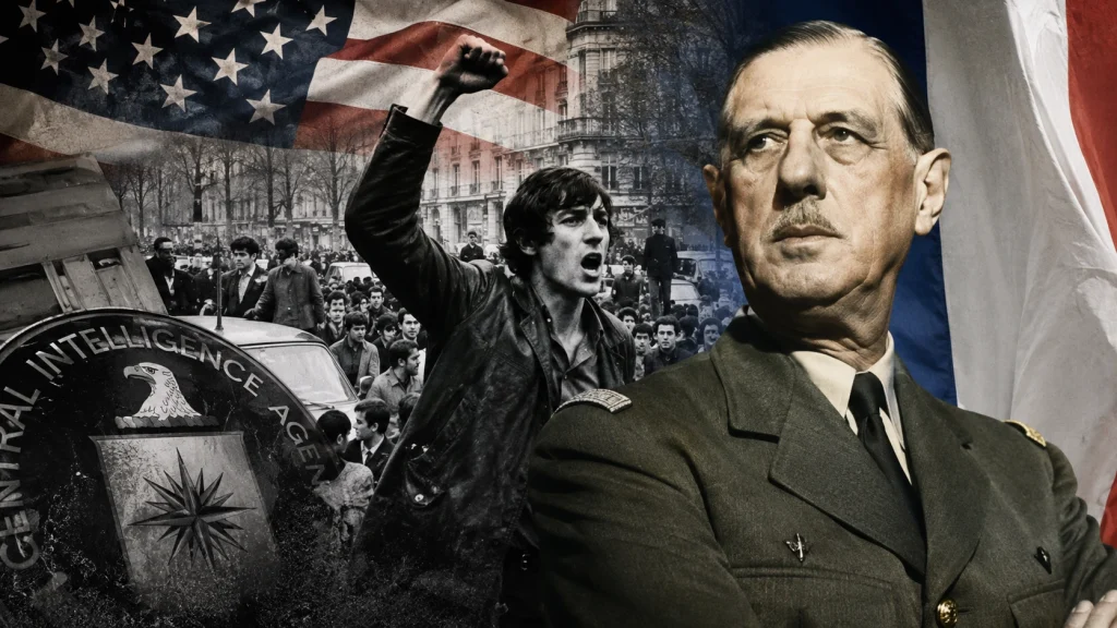 Derrière les pavés, la piste américaine d’une guerre secrète contre De Gaulle
